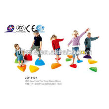 2016 across the river game stone for children balance board